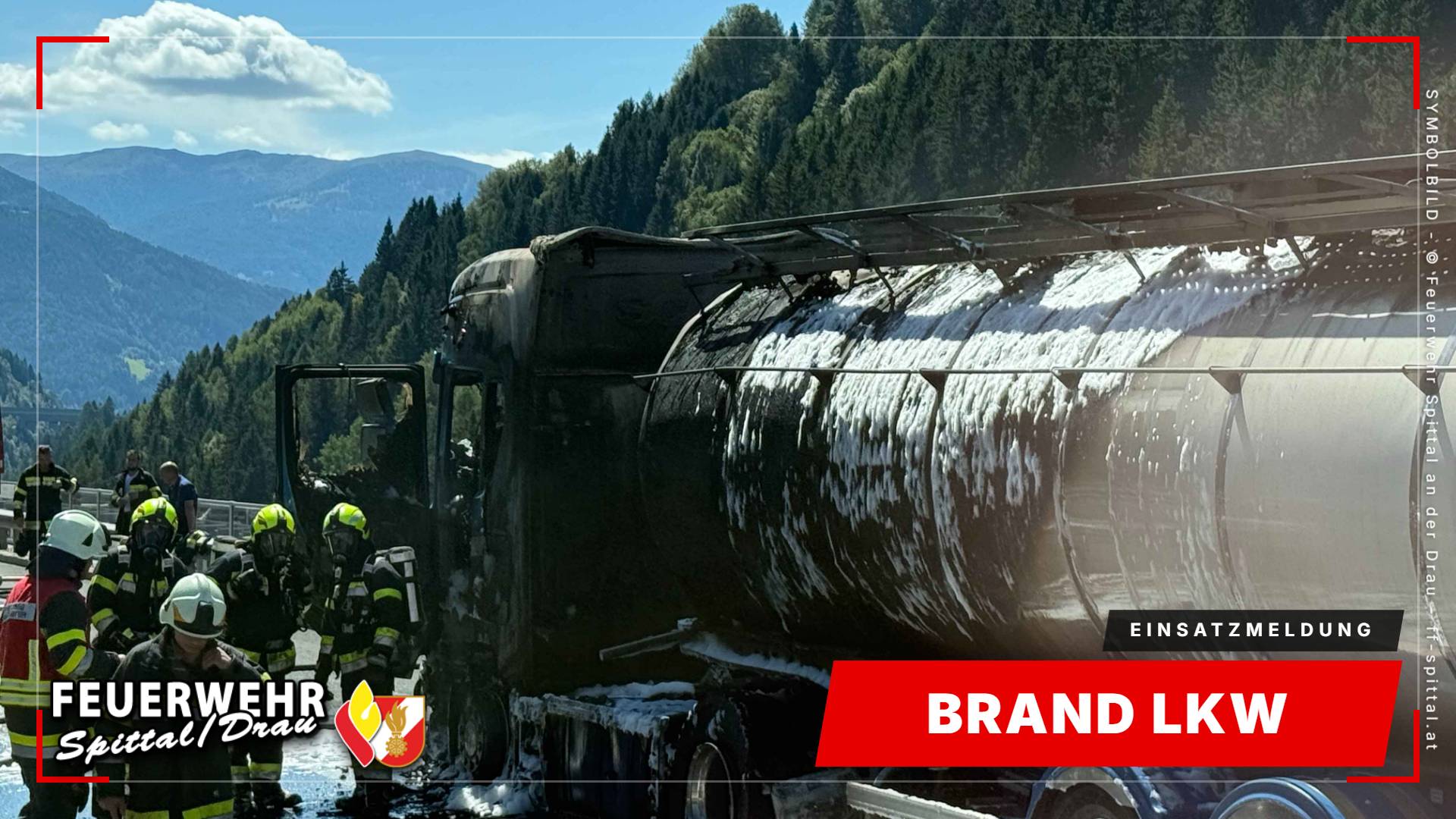 Brand LKW
