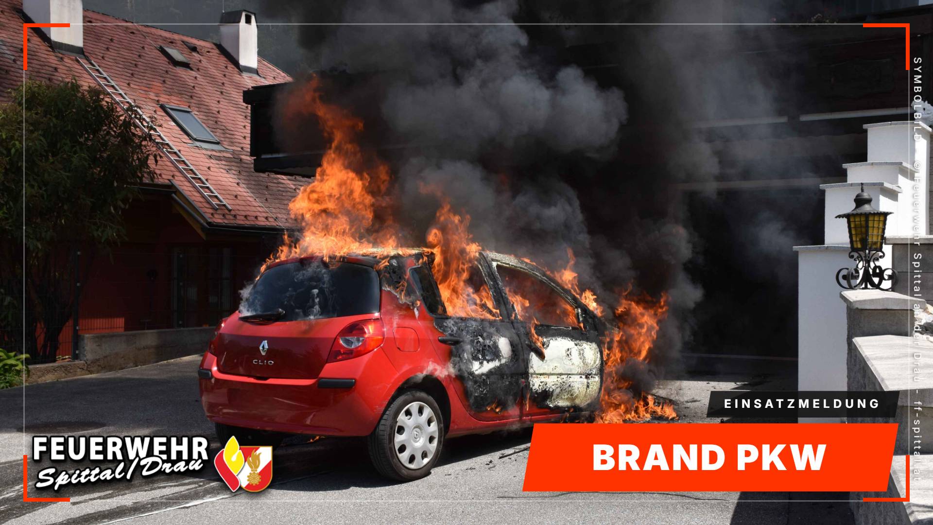Brand LKW